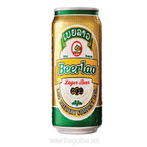 Beer lào vàng - lon 330 ml