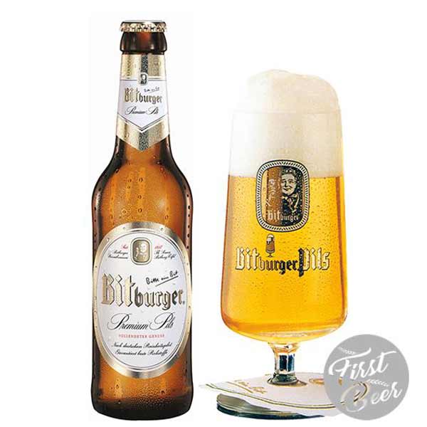 Bia Đức Bitburger Chai 330ml - thùng 24 chai
