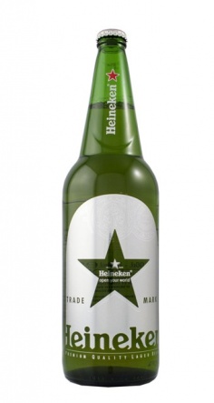 Bia Heineken Hà Lan - chai thủy tinh 1 lít
