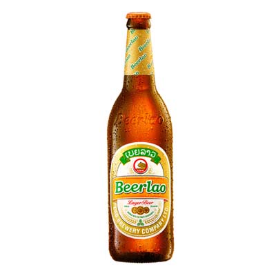Bia Lào vàng - thùng 12 chai 640ml