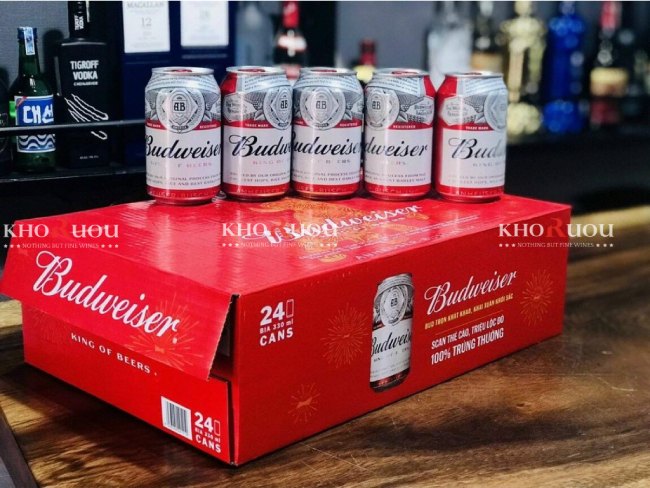 Bia lon Mỹ Budweiser 5%