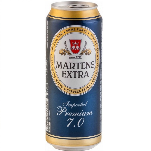 Bia Martens Extra 7 Pilsner lon cao - thùng 24 lon x 500ml