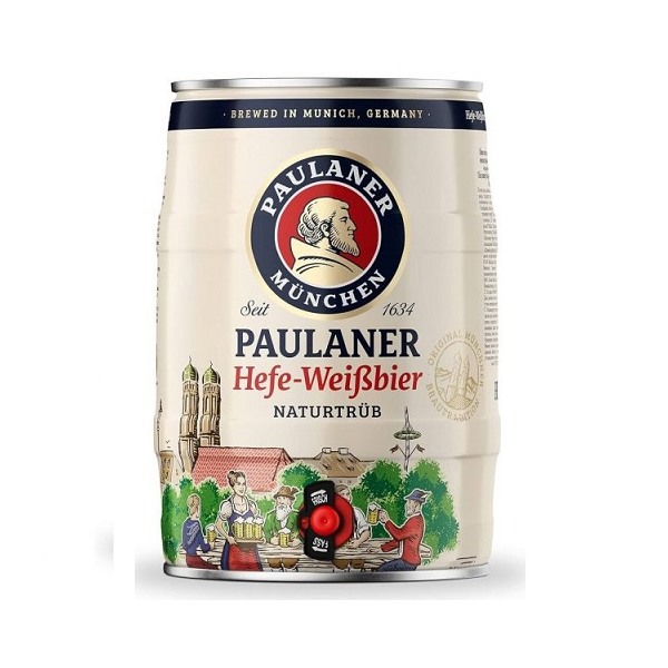 Bom Bia Tết Cao Cấp Paulaner Hefe Weissbier 5 LítBom Bia Tết Cao Cấp Paulaner Hefe Weissbier 5 Lít