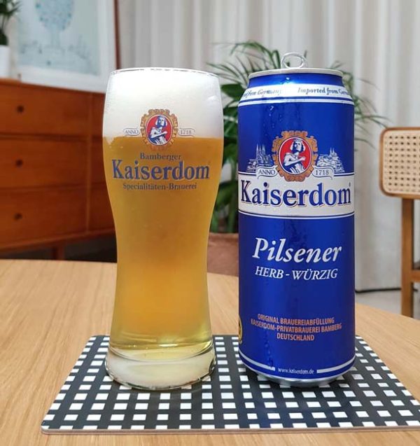 Bia Đức Kaiserdom Pilsener 4.7% – thùng 24 lon 500ml