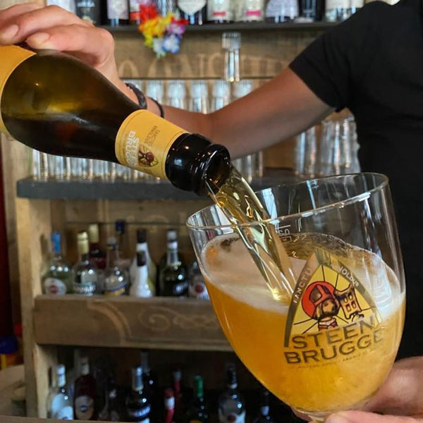 Bia Steenbrugge Blond Bỉ 6,5% - thùng 24 chai 330ml